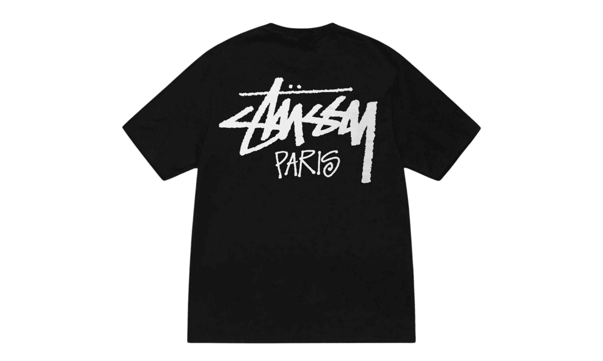 Stussy Stock Paris Tee Black | OVERCEZ