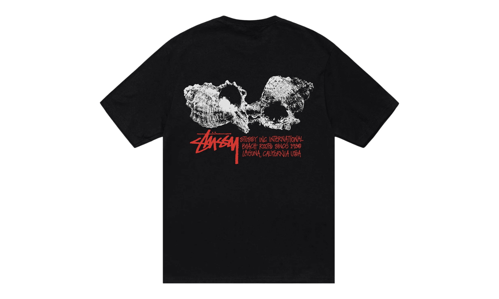 Stussy Shells Tee Black