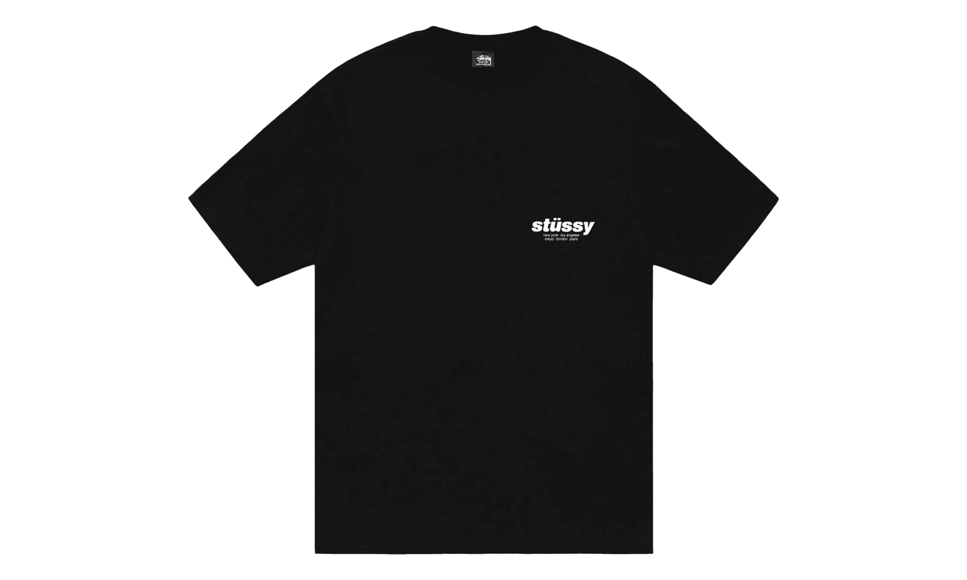 Stussy Rollers Tee Black | OVERCEZ