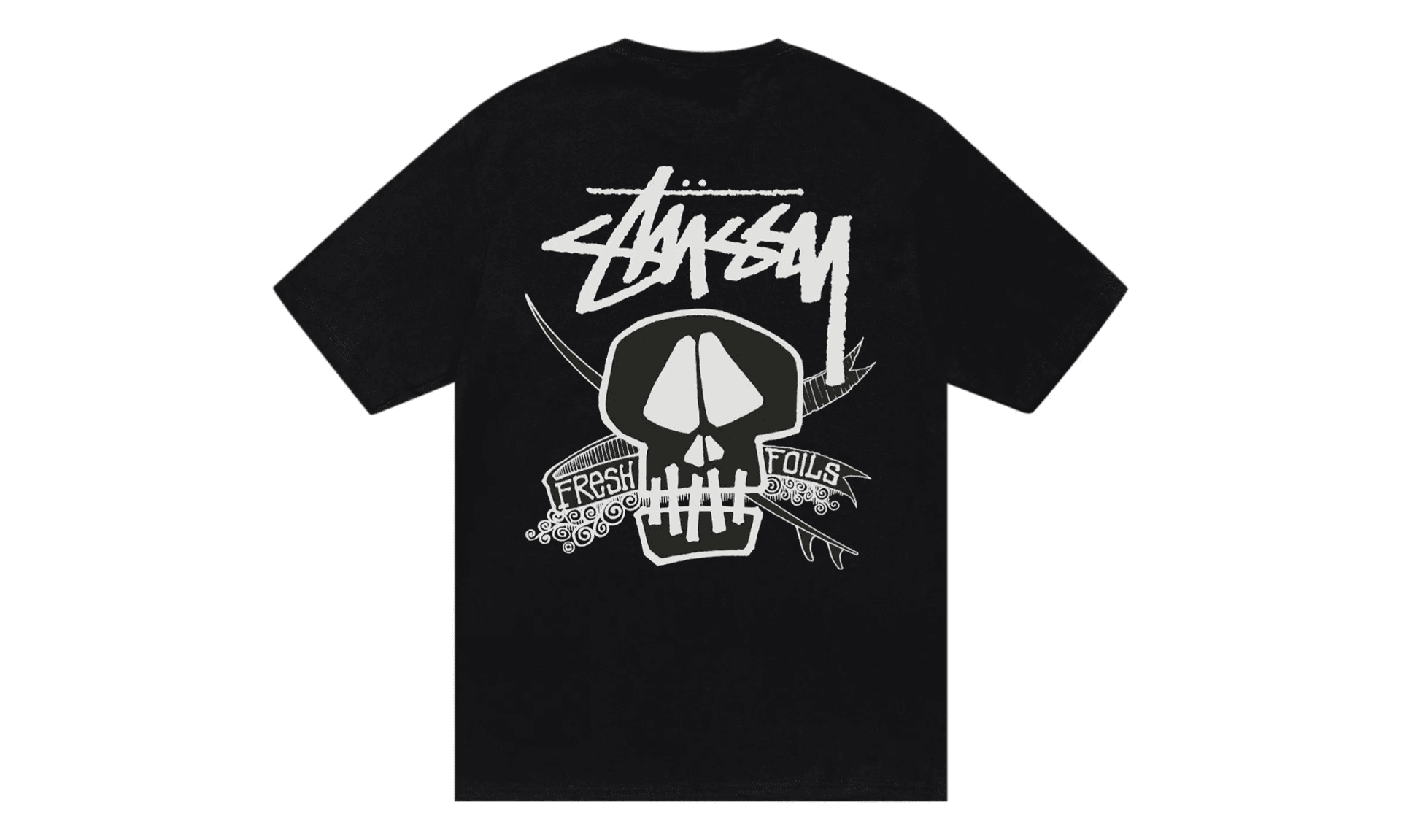 Stussy Fresh Foils Tee Black | OVERCEZ