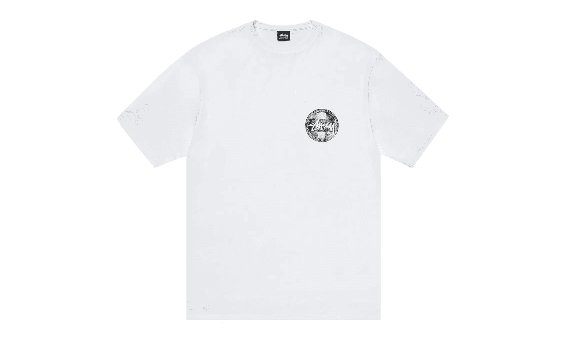 Stussy Dot Stamp Tee White | OVERCEZ
