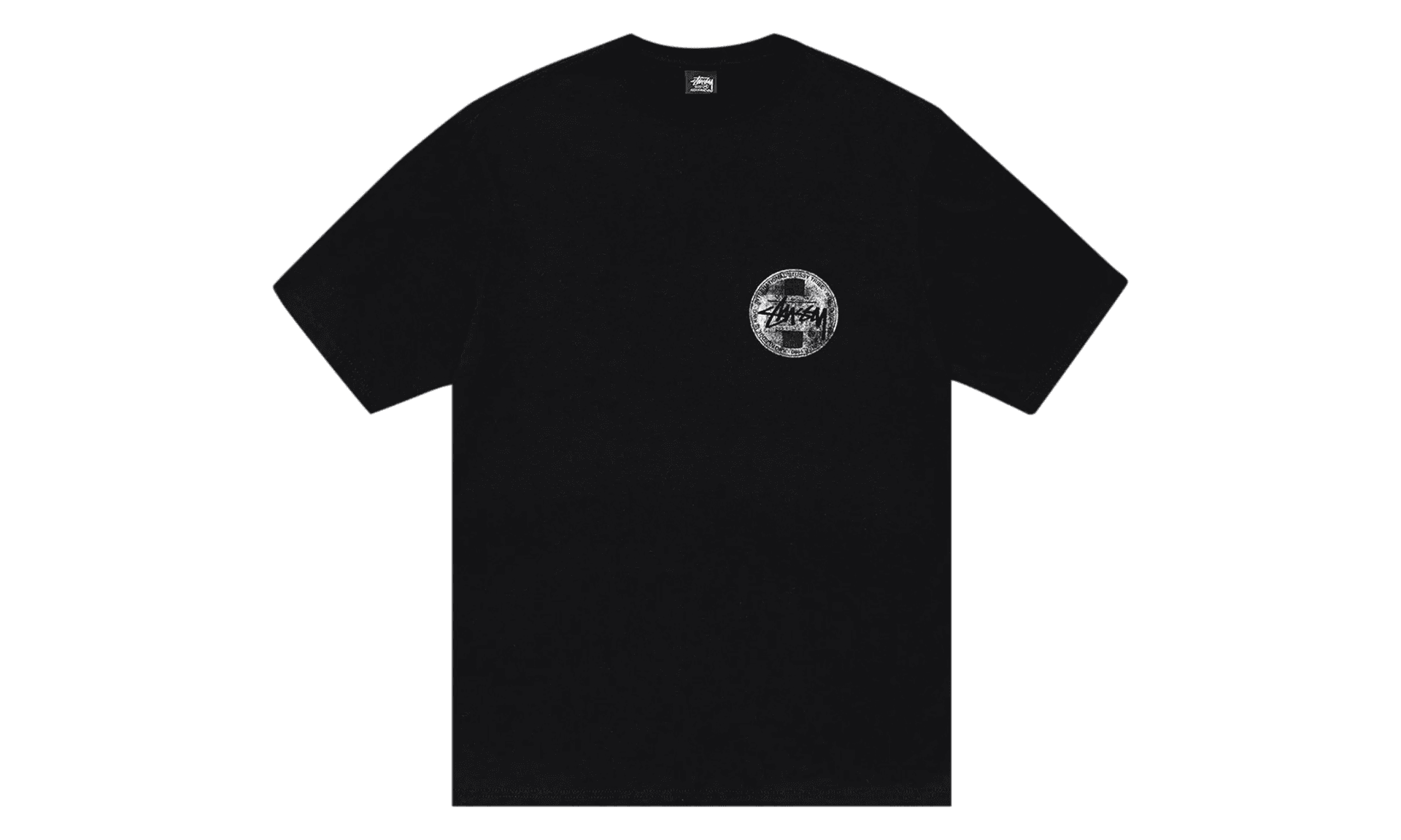 Stussy Dot Stamp Tee Black | OVERCEZ