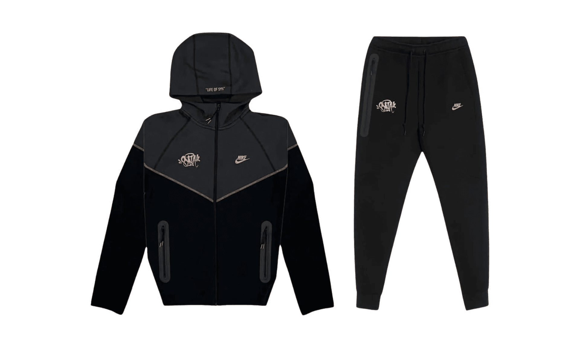 Nike Sportswear x Central Cee Syna World Tech Fleece Hoodie & Joggers Set | OVERCEZ