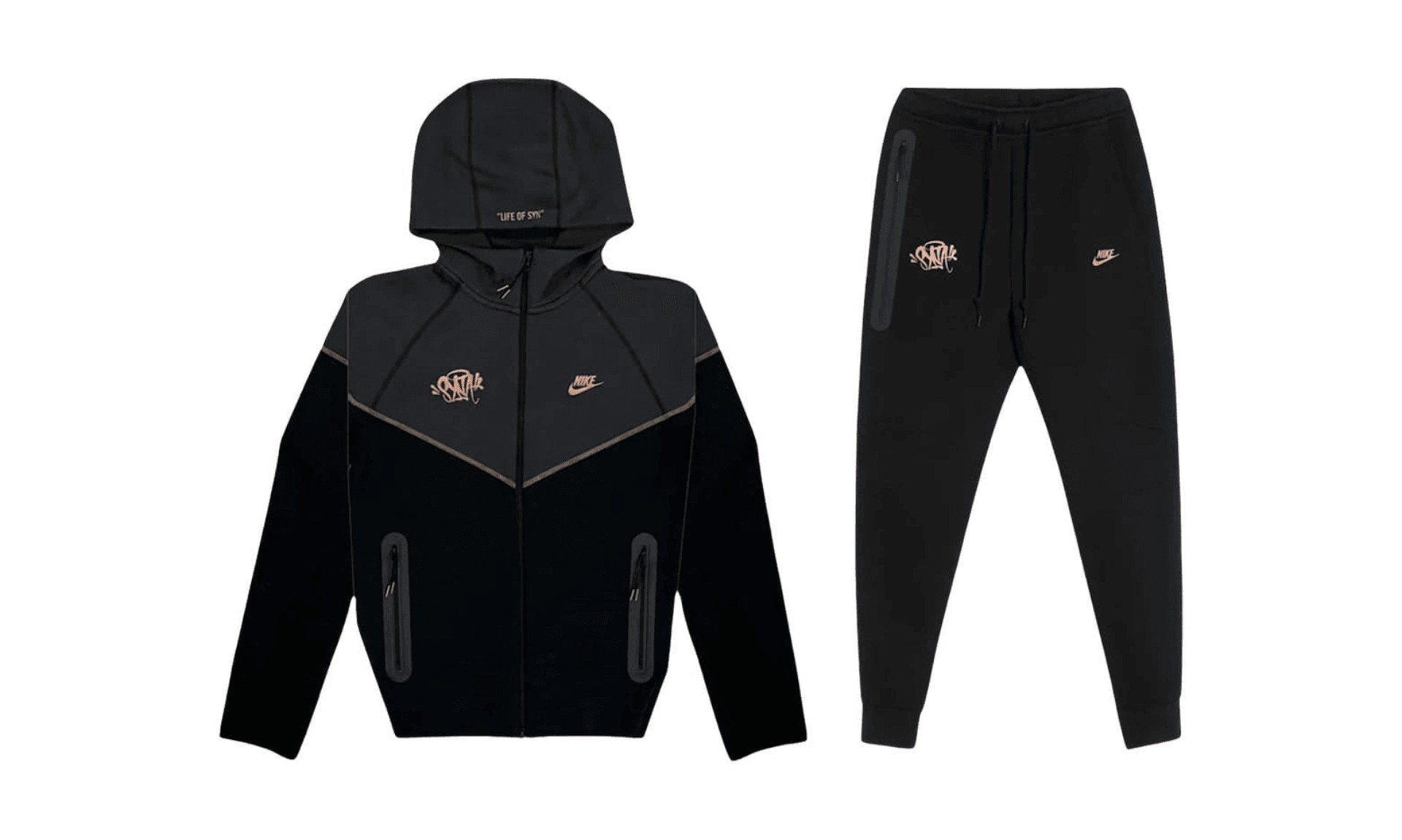 Nike Sportswear x Central Cee Syna World Tech Fleece Hoodie & Joggers Set