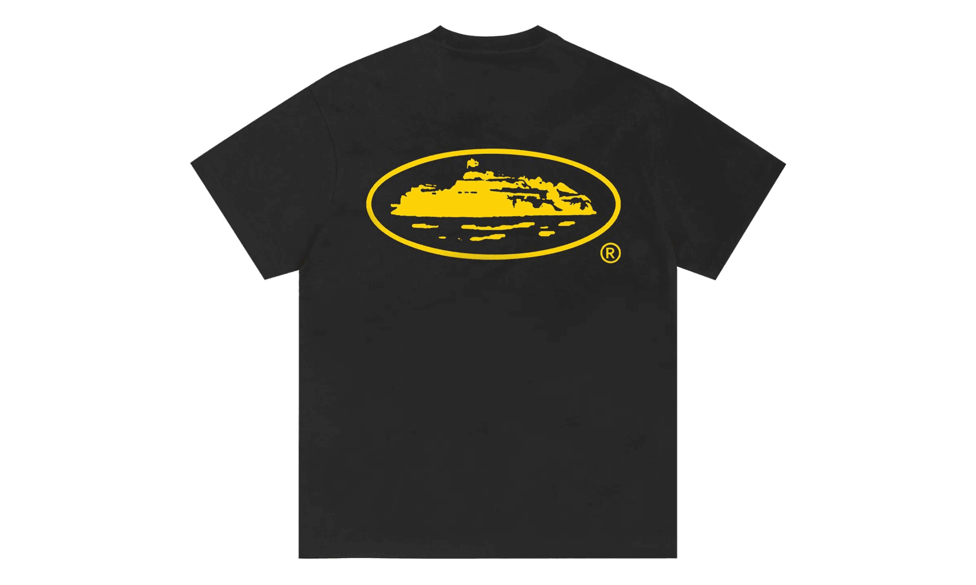 Corteiz OG Island Tee Black Yellow | OVERCEZ
