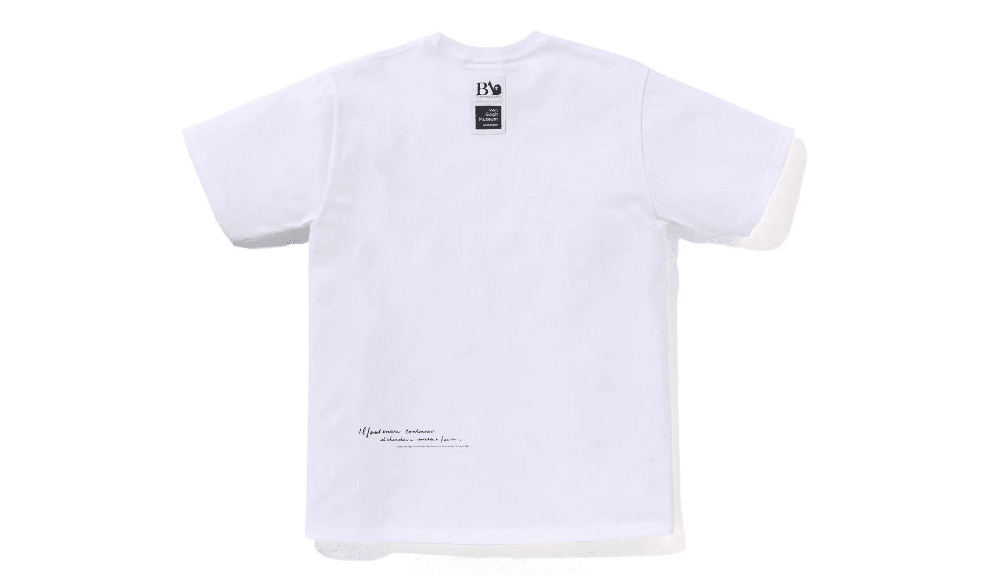 BAPE x Van Gogh Museum College Tee White