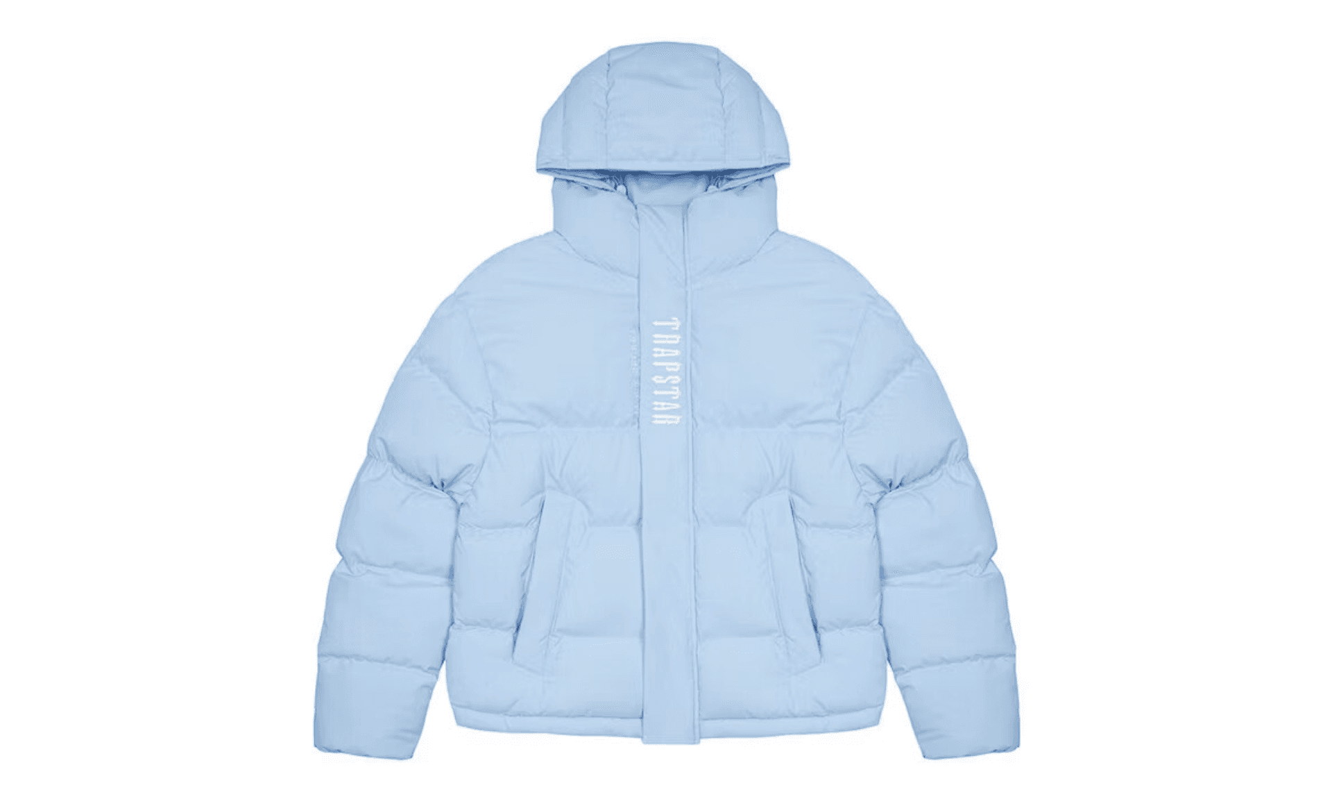 Trapstar Decoded Hooded Puffer 2.0 Ice Blue | OVERCEZ