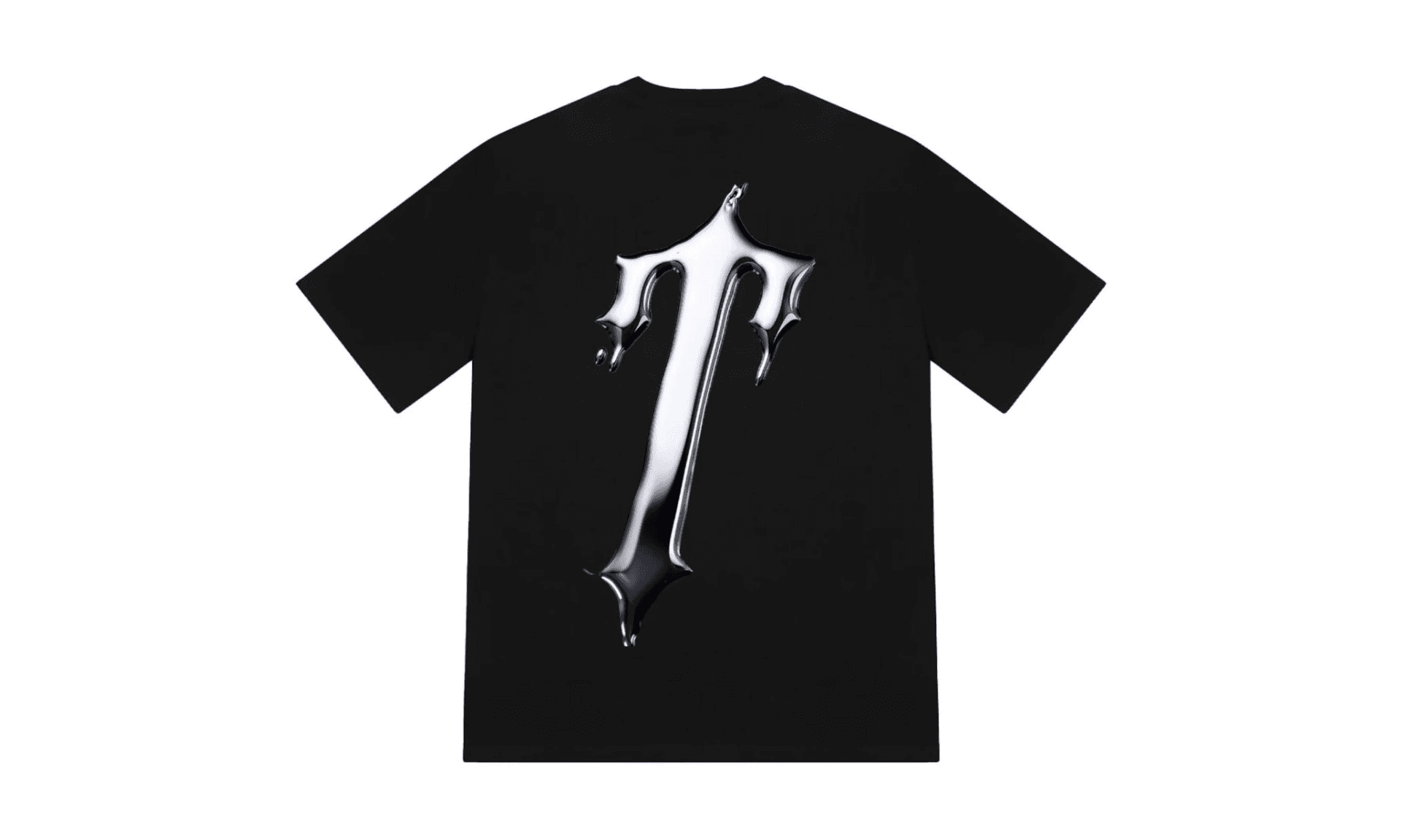 Trapstar Chrome Tee Black | OVERCEZ