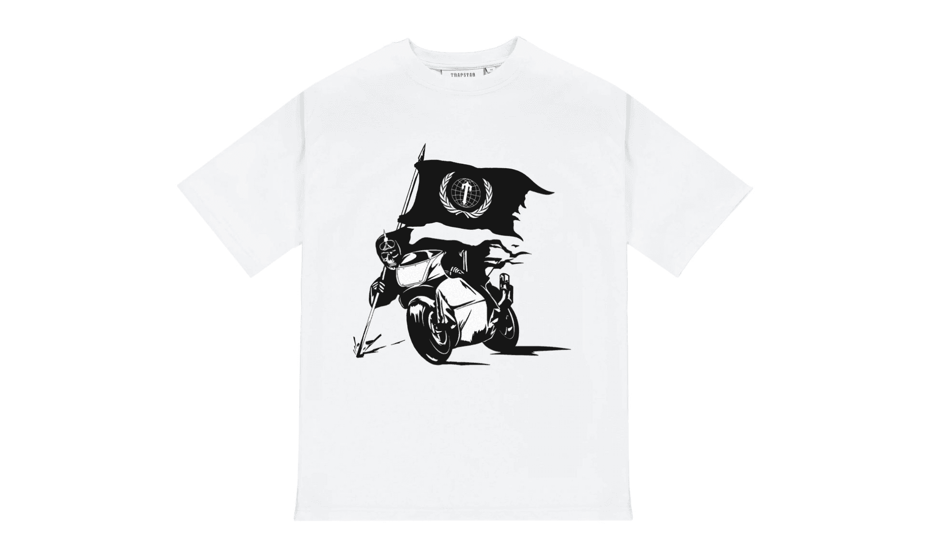 Trapstar Outlaw Tee White | OVERCEZ