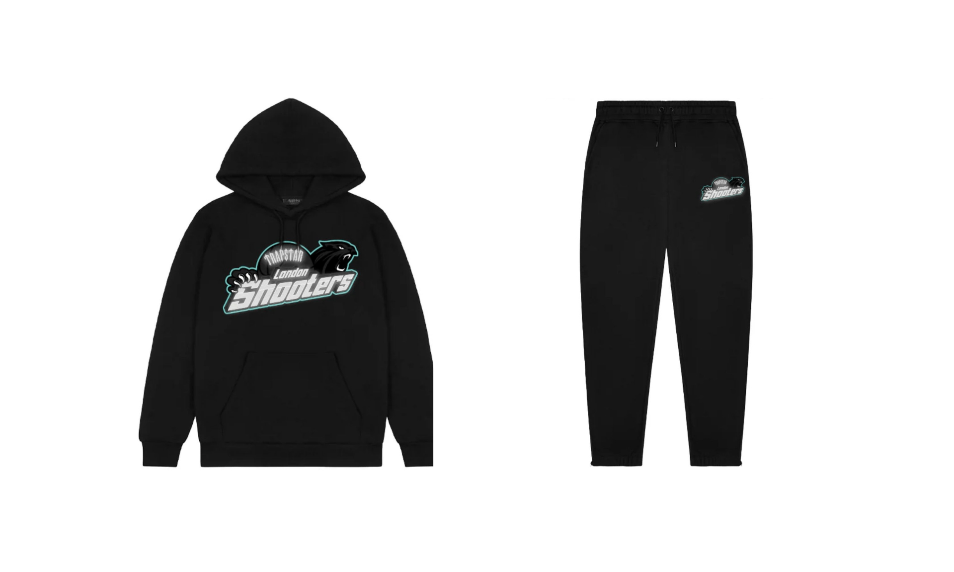 Trapstar Shooters Reflective Tracksuit Black