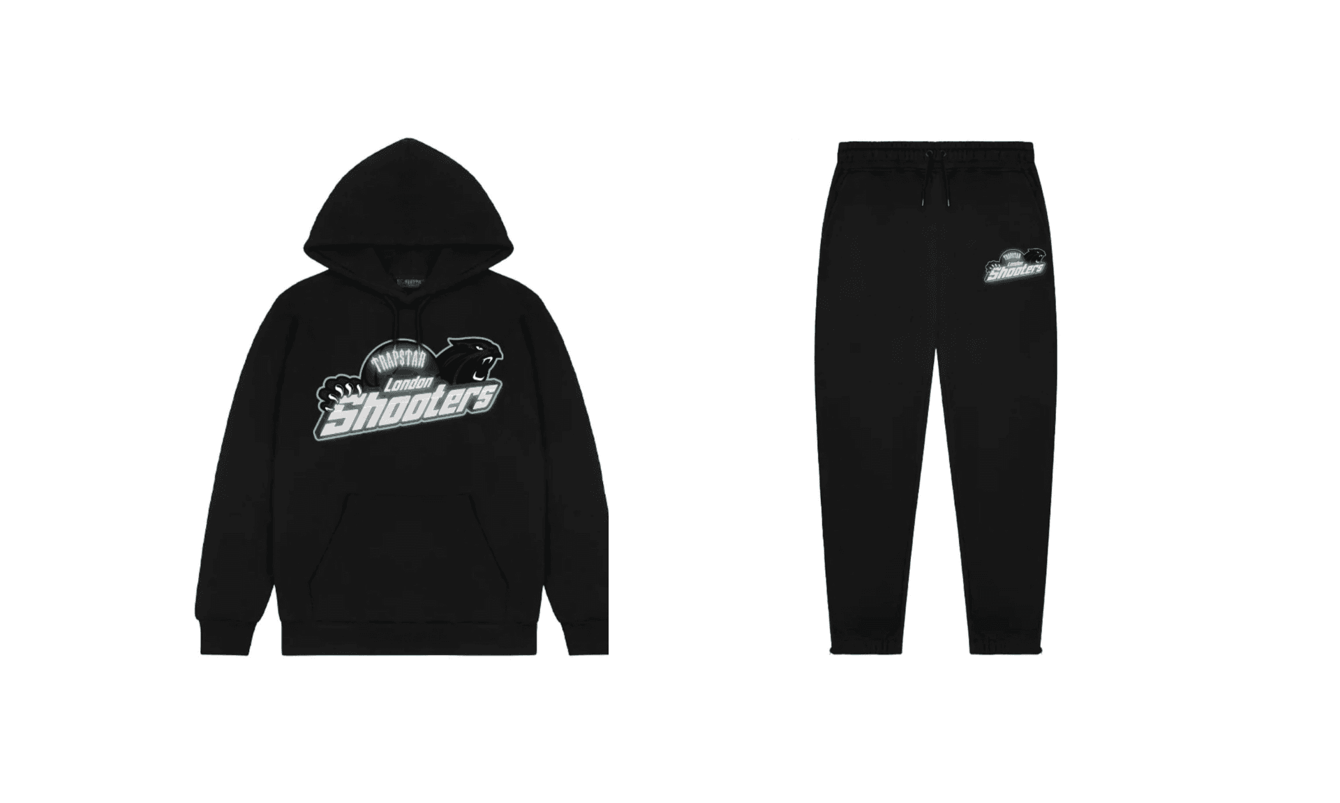 Trapstar Shooters Reflective Tracksuit Black | OVERCEZ