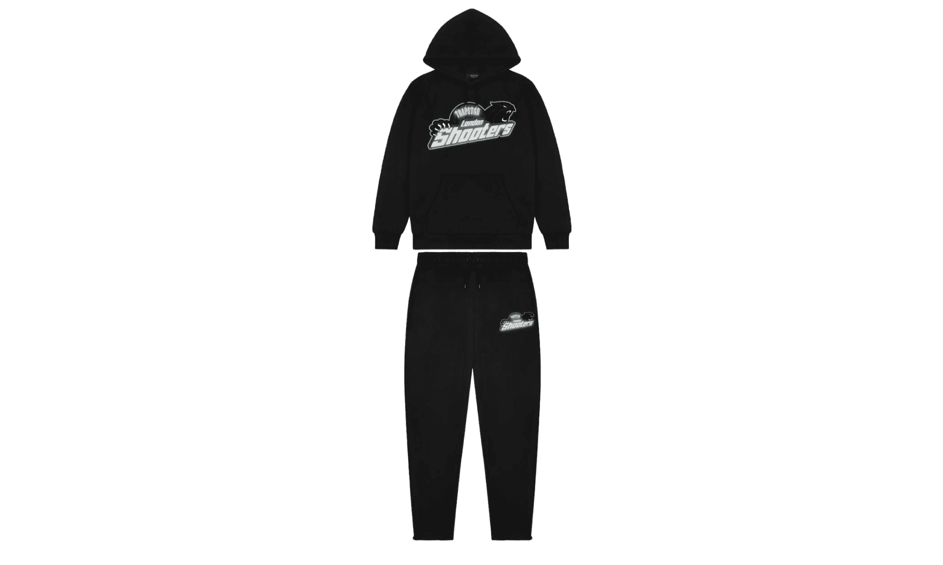 Trapstar Shooters Reflective Tracksuit Black | OVERCEZ