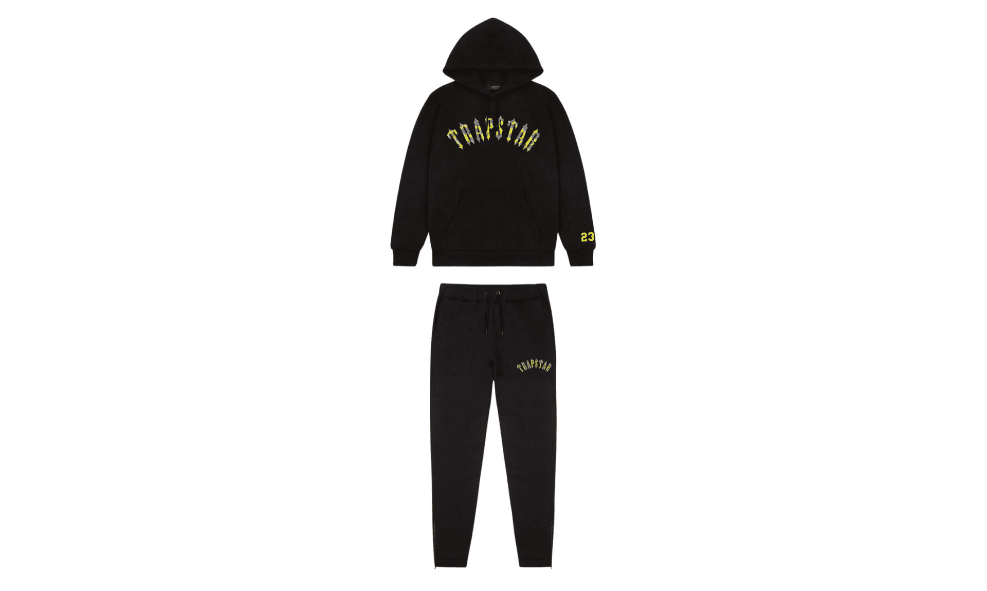 Trapstar x Central Cee Arch 23 Hoodie Tracksuit Black | OVERCEZ