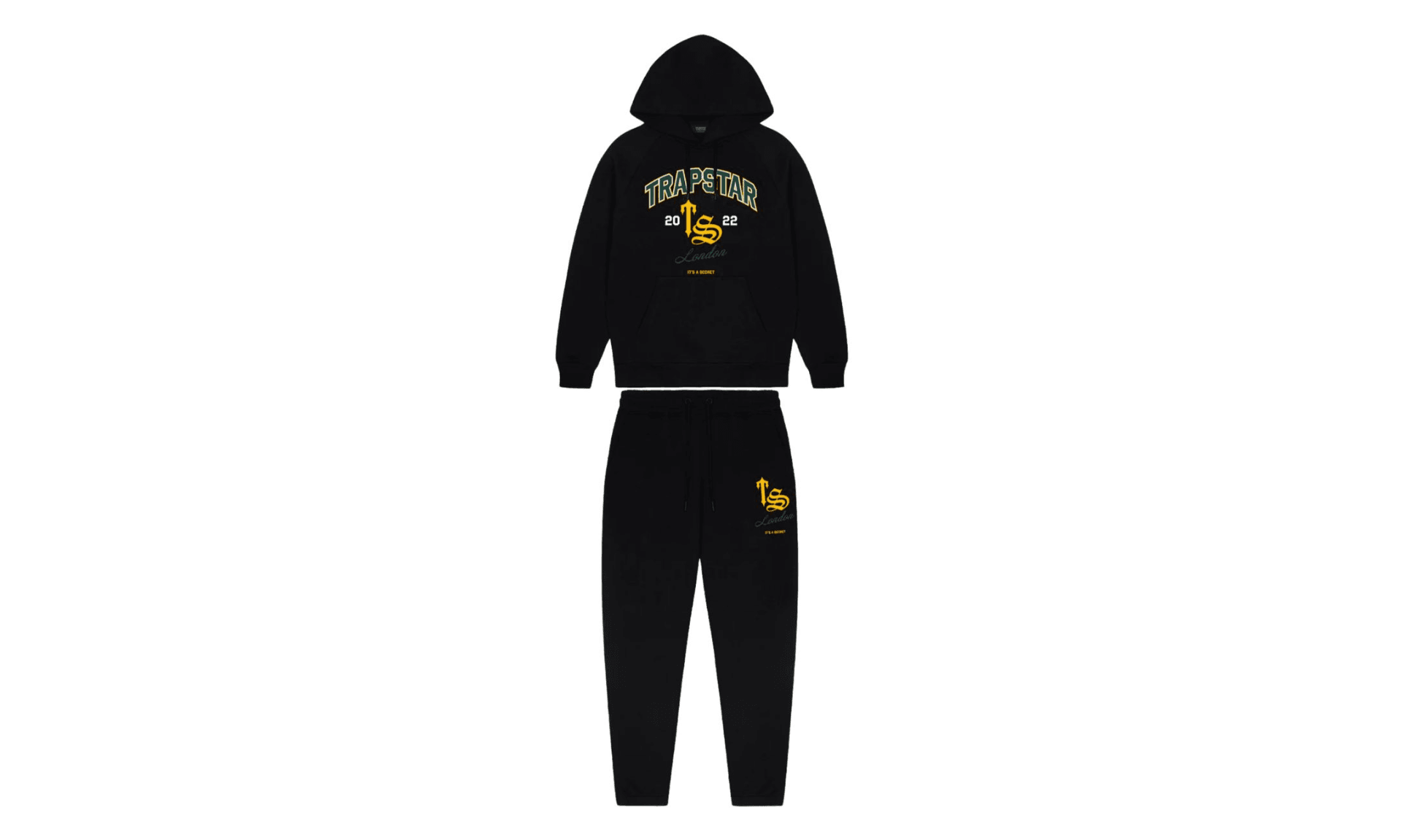 Trapstar TS Varsity Hoodie Tracksuit Black