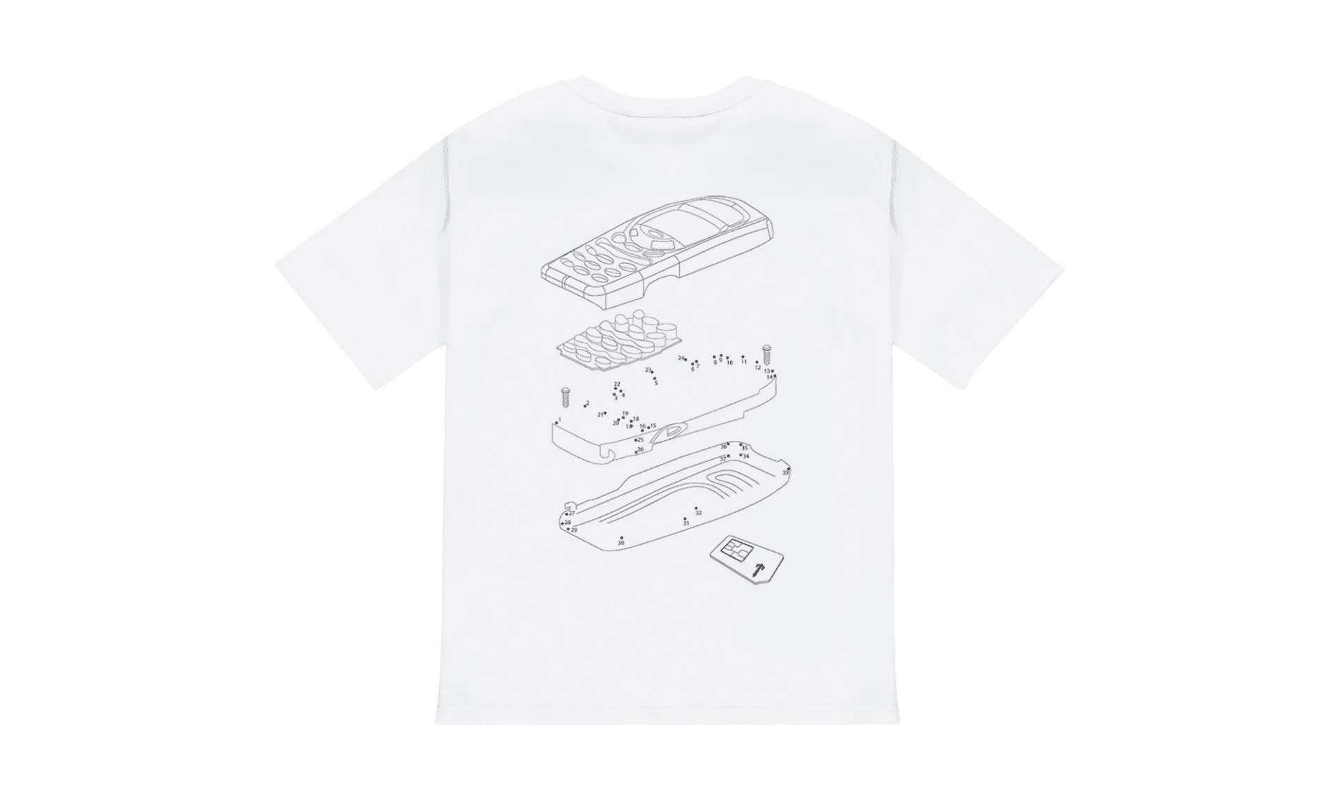 Trapstar T Phone Tee White | OVERCEZ