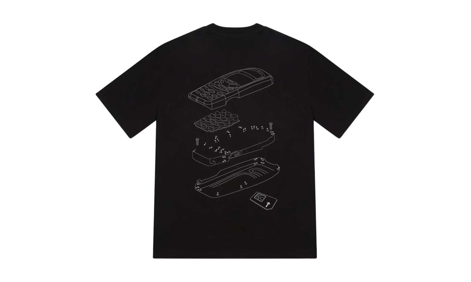 Trapstar T Phone Tee Black