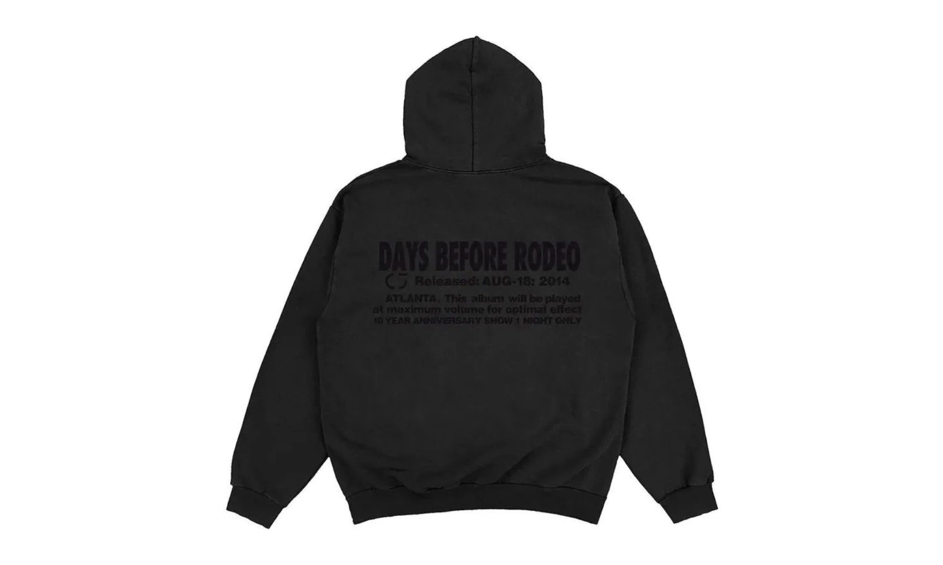 Travis Scott Rodeo Hoodie Black