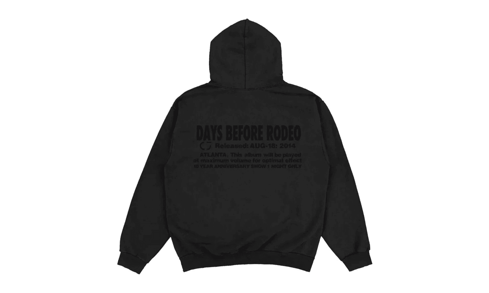 Travis Scott Rodeo Hoodie Black | OVERCEZ