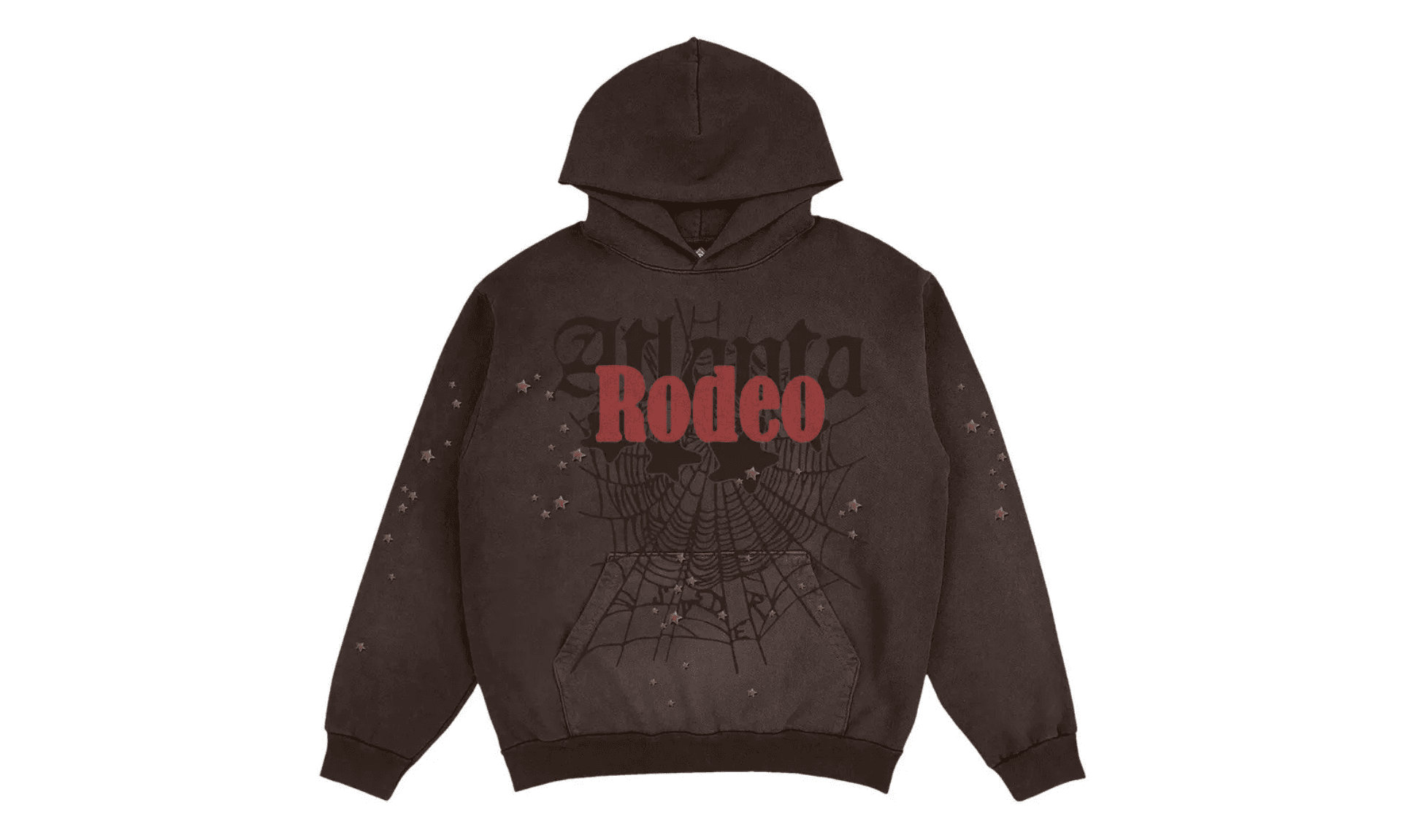Travis Scott CJ x Sp5der Days Before Rodeo Hoodie Brown | OVERCEZ