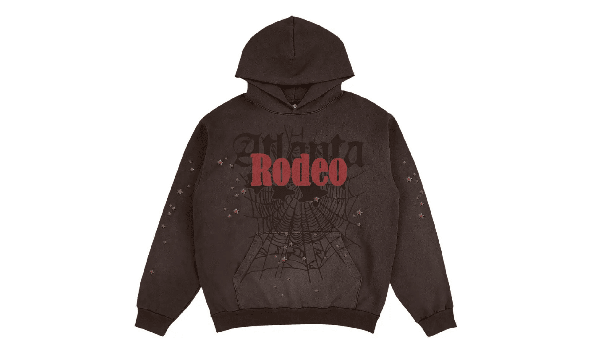 Travis Scott CJ x Sp5der Days Before Rodeo Hoodie Brown