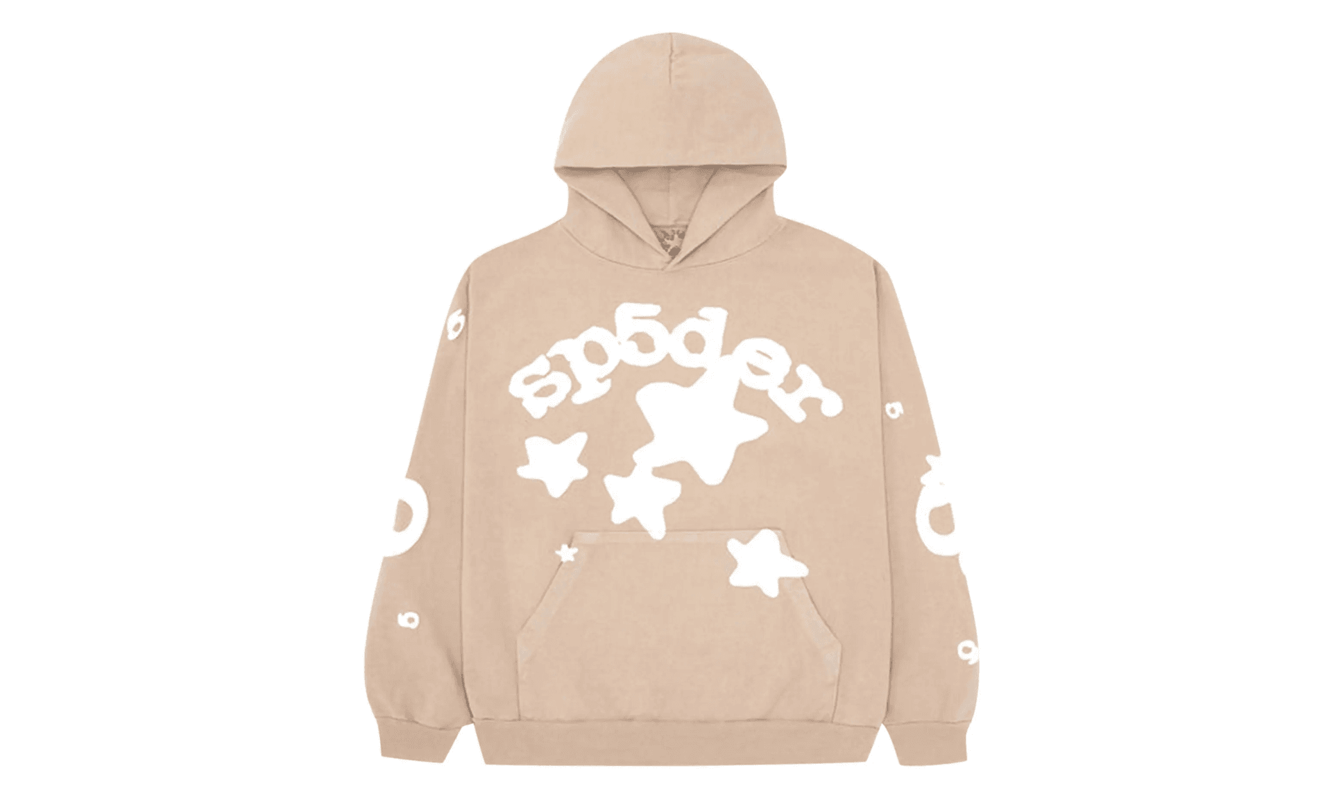 Sp5der Beluga Hoodie Sand | OVERCEZ