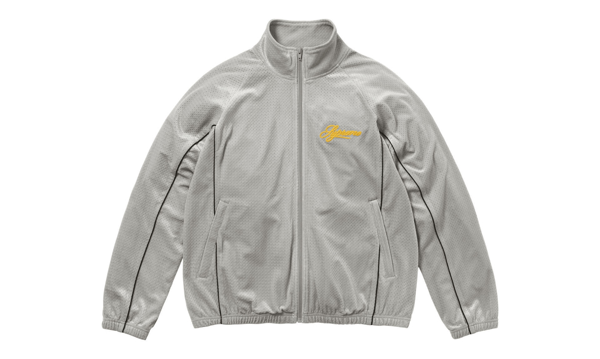 Supreme Velour Mesh Track Jacket Silver | OVERCEZ
