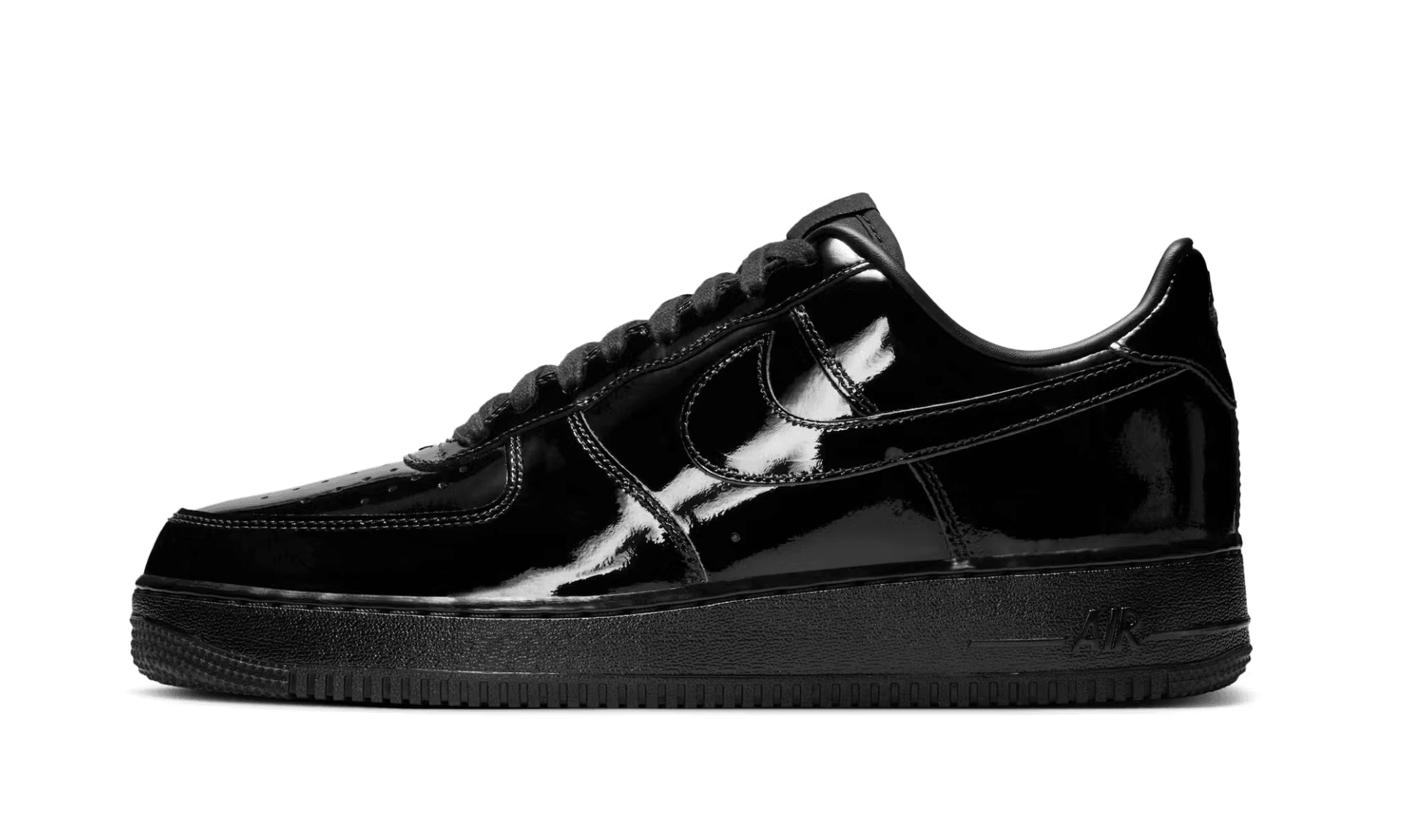 Nike Air Force 1 Low '07 Premium Black Patent | OVERCEZ