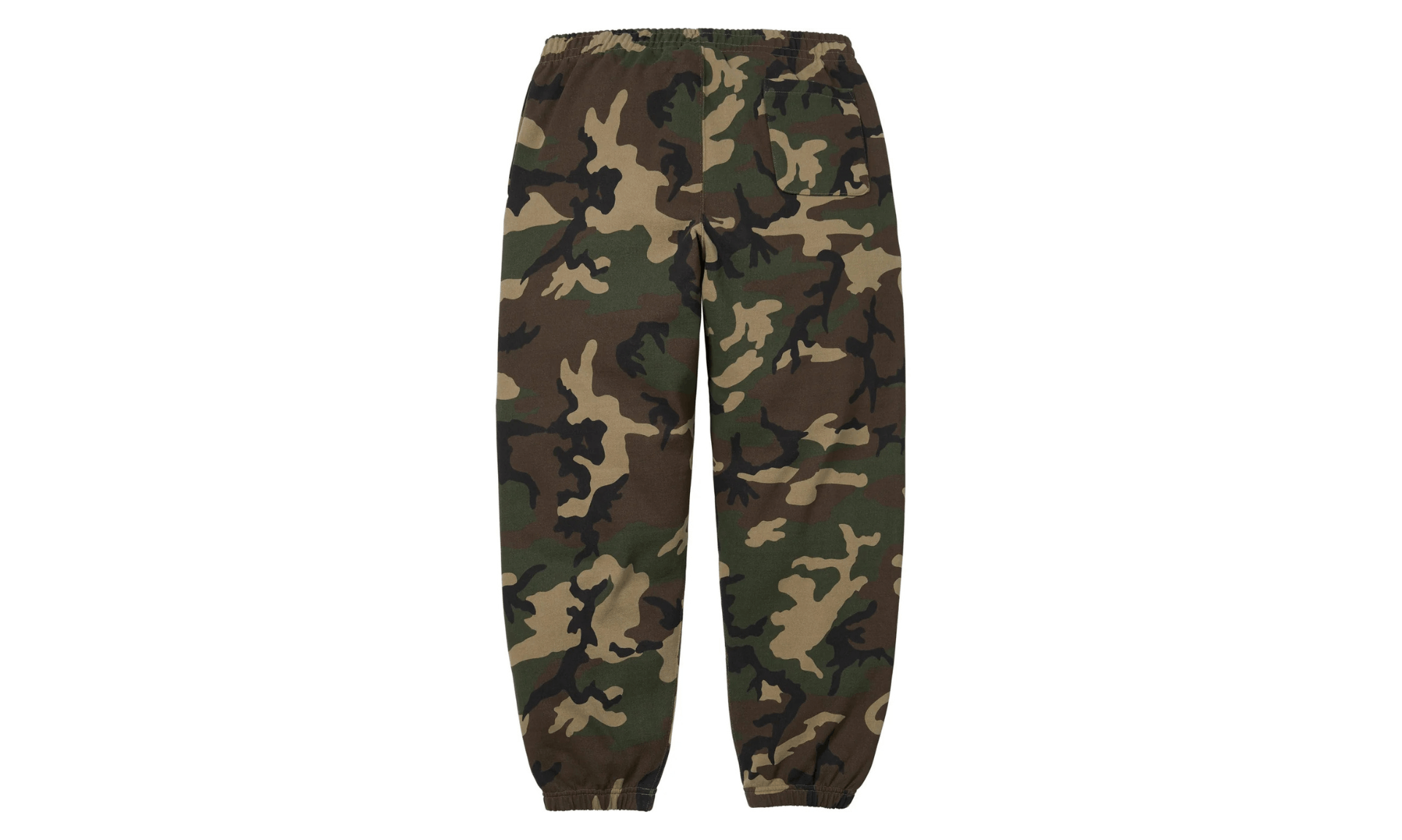 Supreme Satin Applique Sweatpant Woodland Camo
