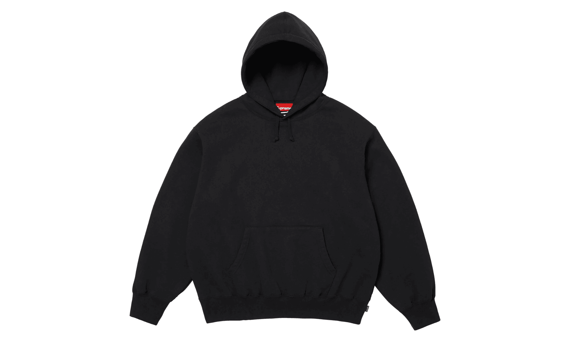 Supreme Satin Applique Hooded Sweatshirt Black | OVERCEZ