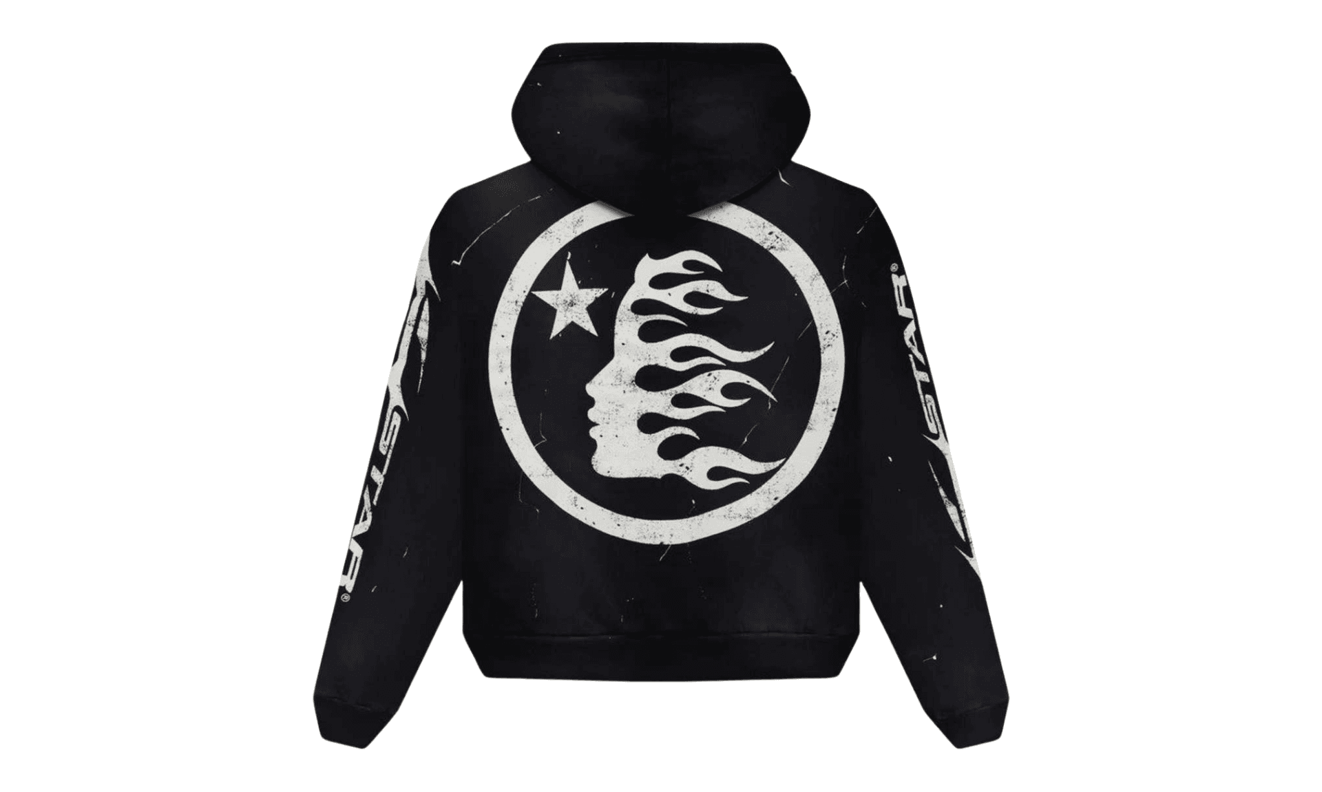 Hellstar HStar Hoodie Black | OVERCEZ