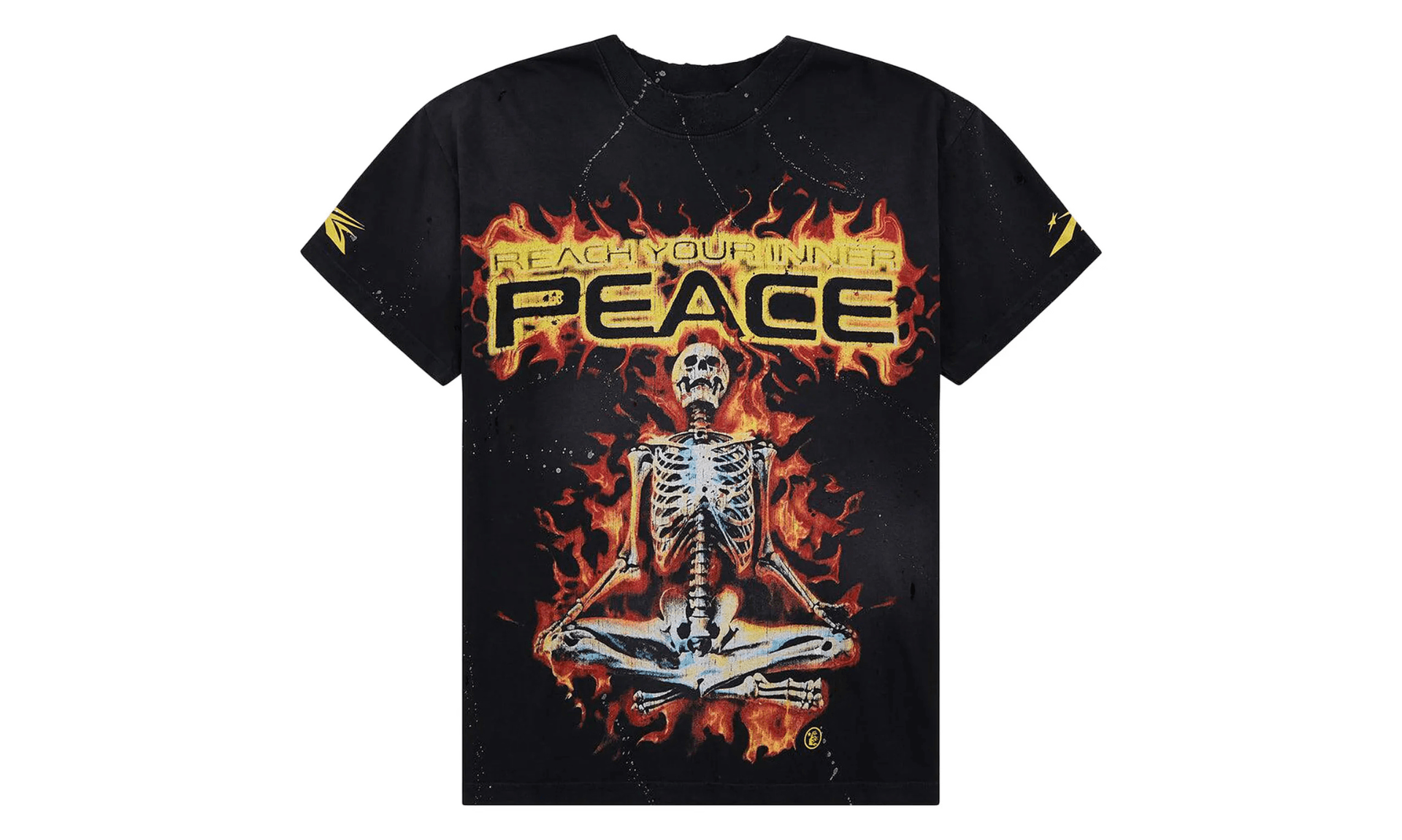 Hellstar Inner Peace Skeleton Tee Black