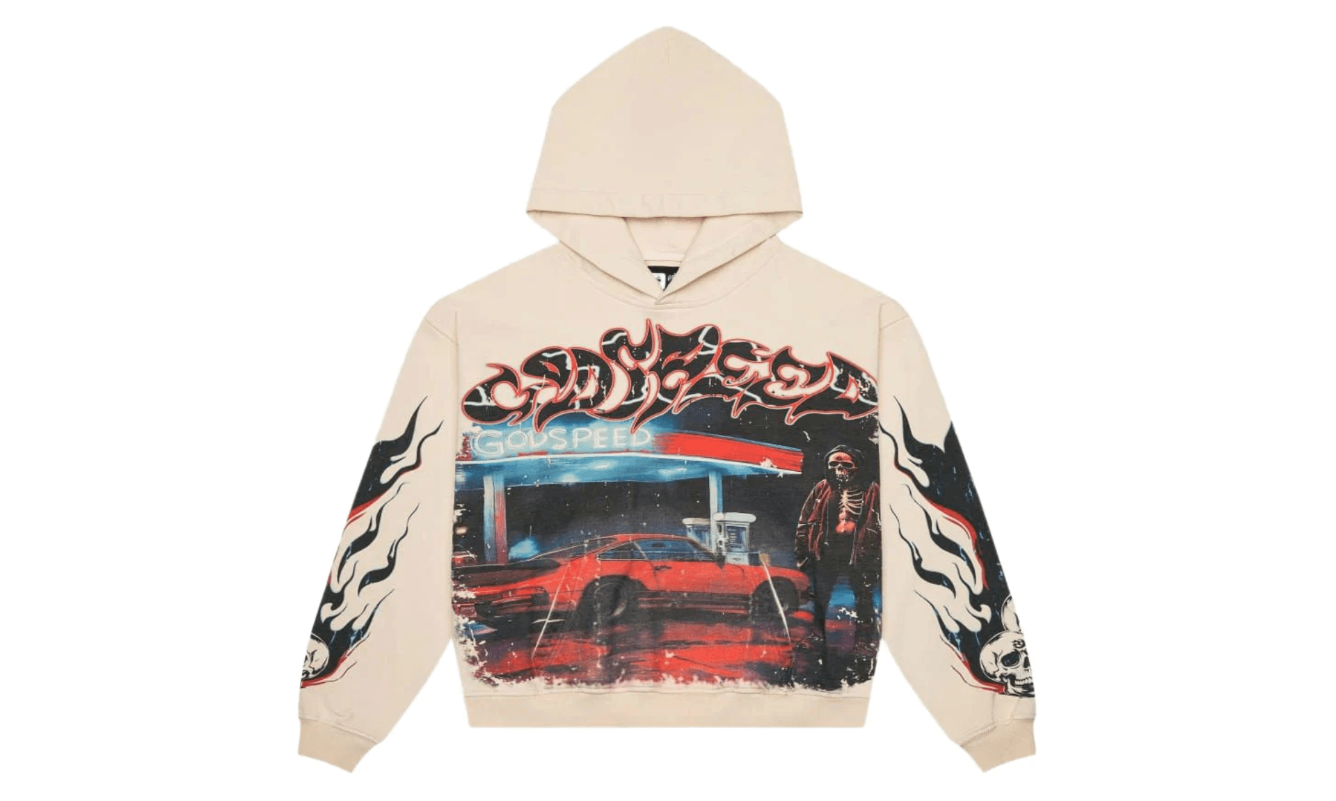 Godspeed Pitstop Hoodie Bone