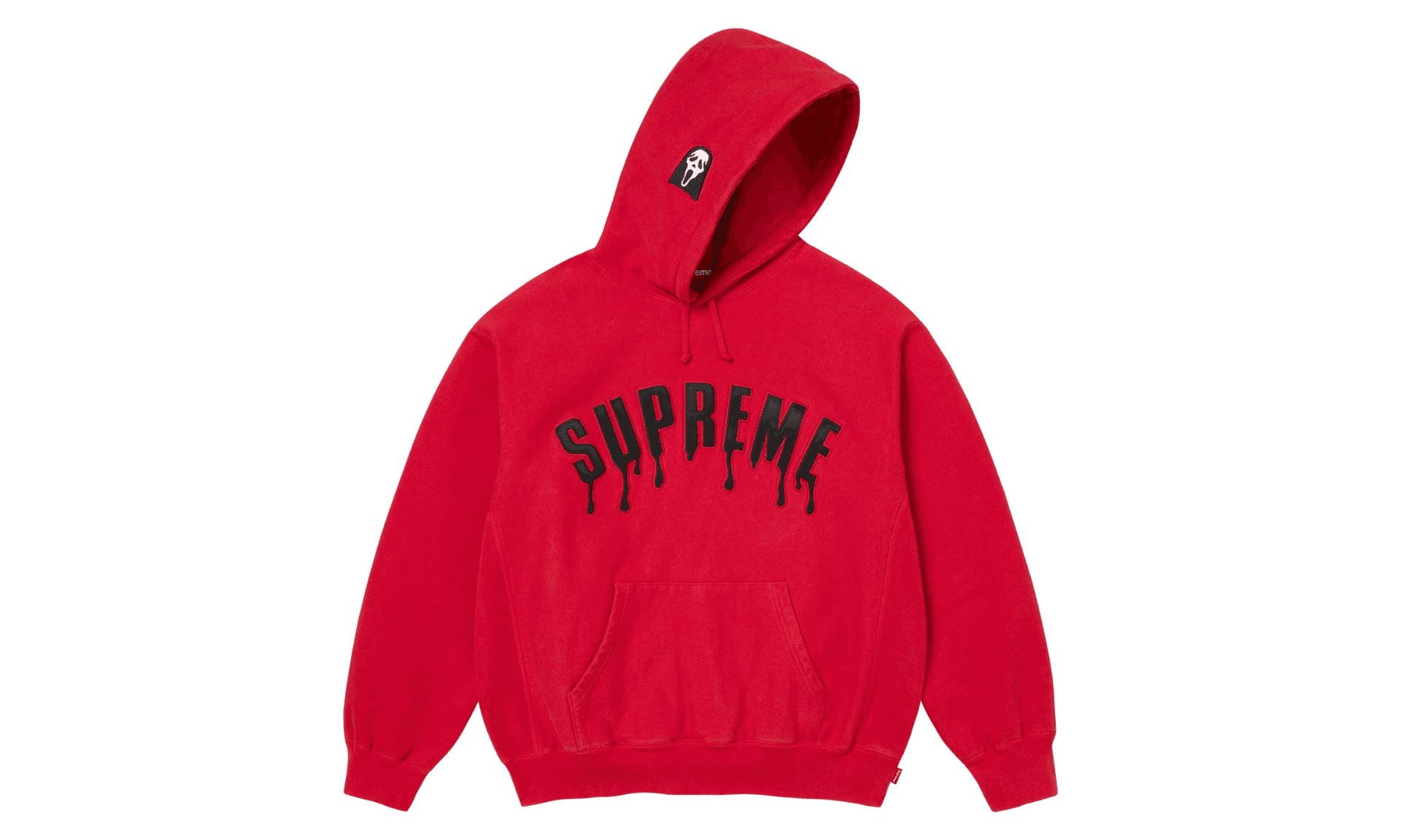 Supreme Ghostface Arc Hooded Sweatshirt Red | OVERCEZ