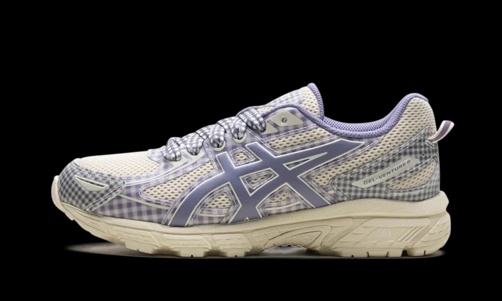 ASICS Gel-Venture 6 Story mfg. Vanilla Violet Quartz Gingham