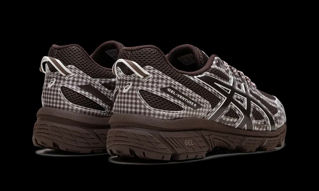 ASICS Gel-Venture 6 Story mfg. Reddish Brown Gingham | OVERCEZ