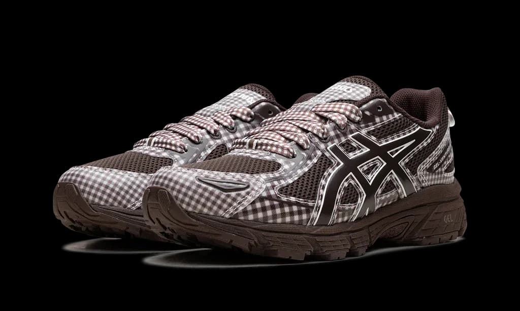 ASICS Gel-Venture 6 Story mfg. Reddish Brown Gingham | OVERCEZ
