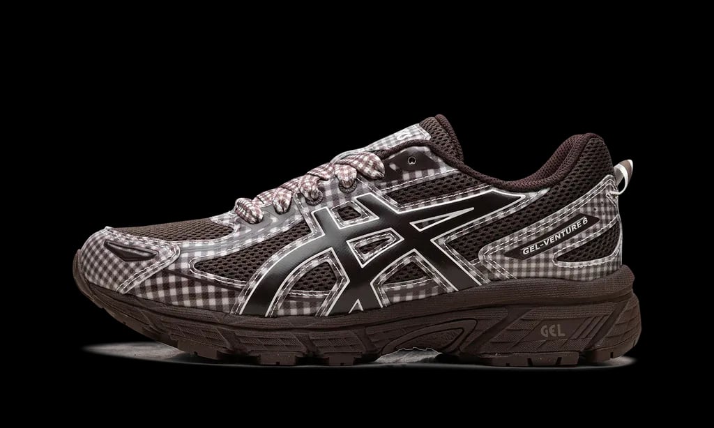 ASICS Gel-Venture 6 Story mfg. Reddish Brown Gingham