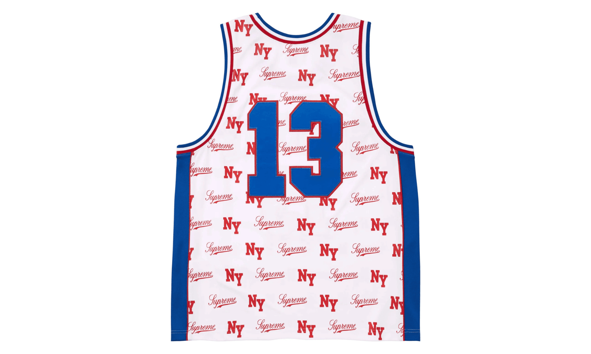Supreme Mitchell & Ness Monogram Jersey White | OVERCEZ