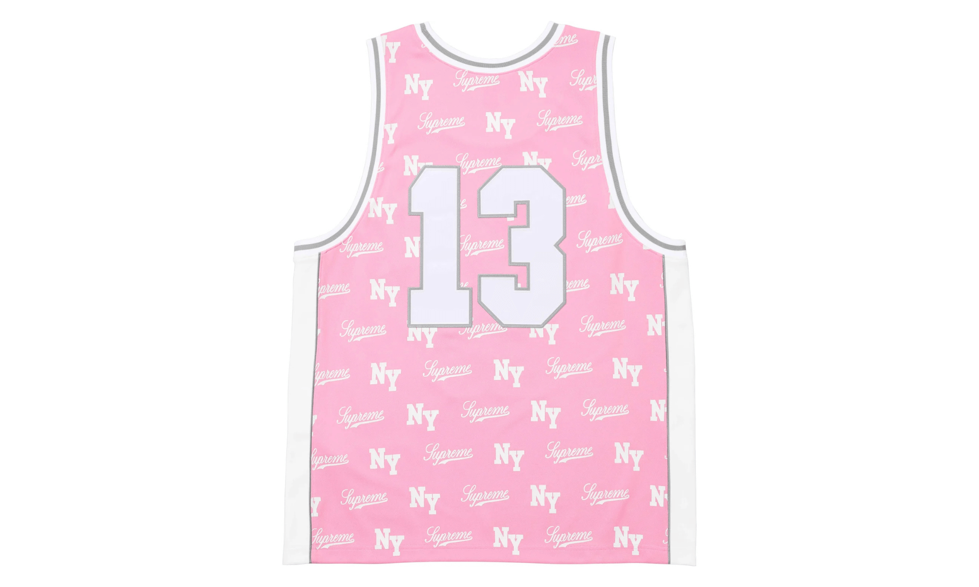 Supreme Mitchell & Ness Monogram Jersey Pink