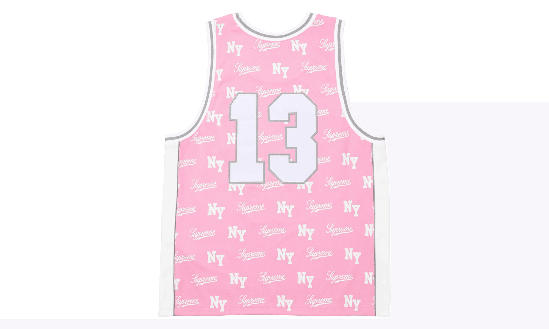 Supreme Mitchell & Ness Monogram Jersey Pink | OVERCEZ