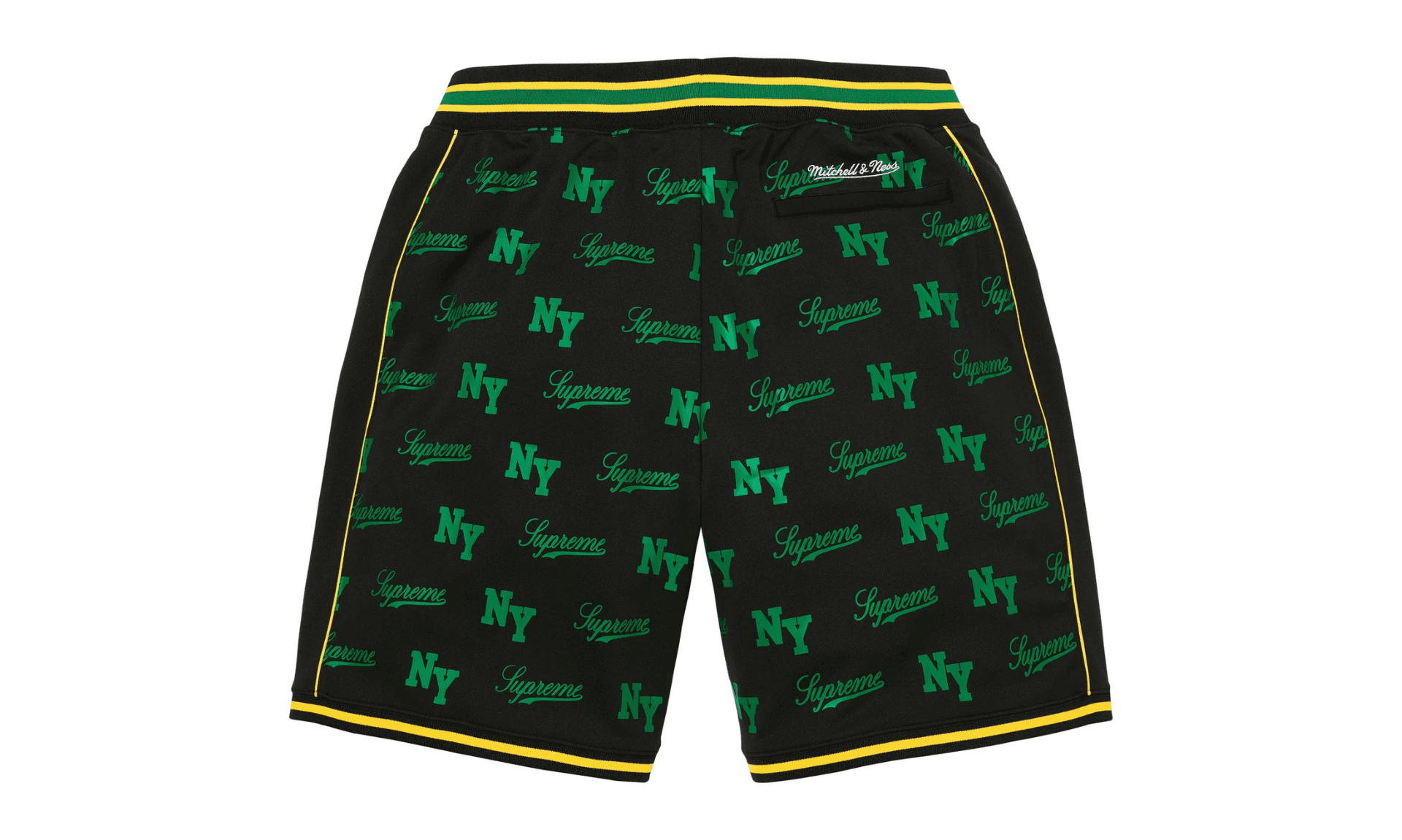 Supreme Mitchell & Ness Monogram Short Black | OVERCEZ