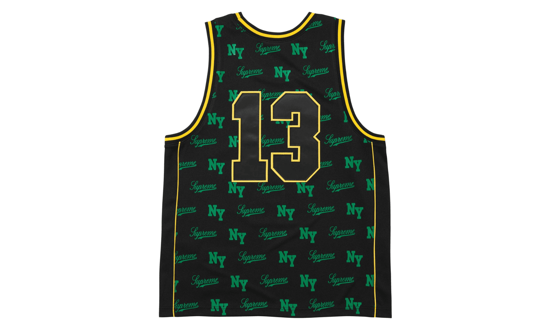 Supreme Mitchell & Ness Monogram Jersey Black | OVERCEZ
