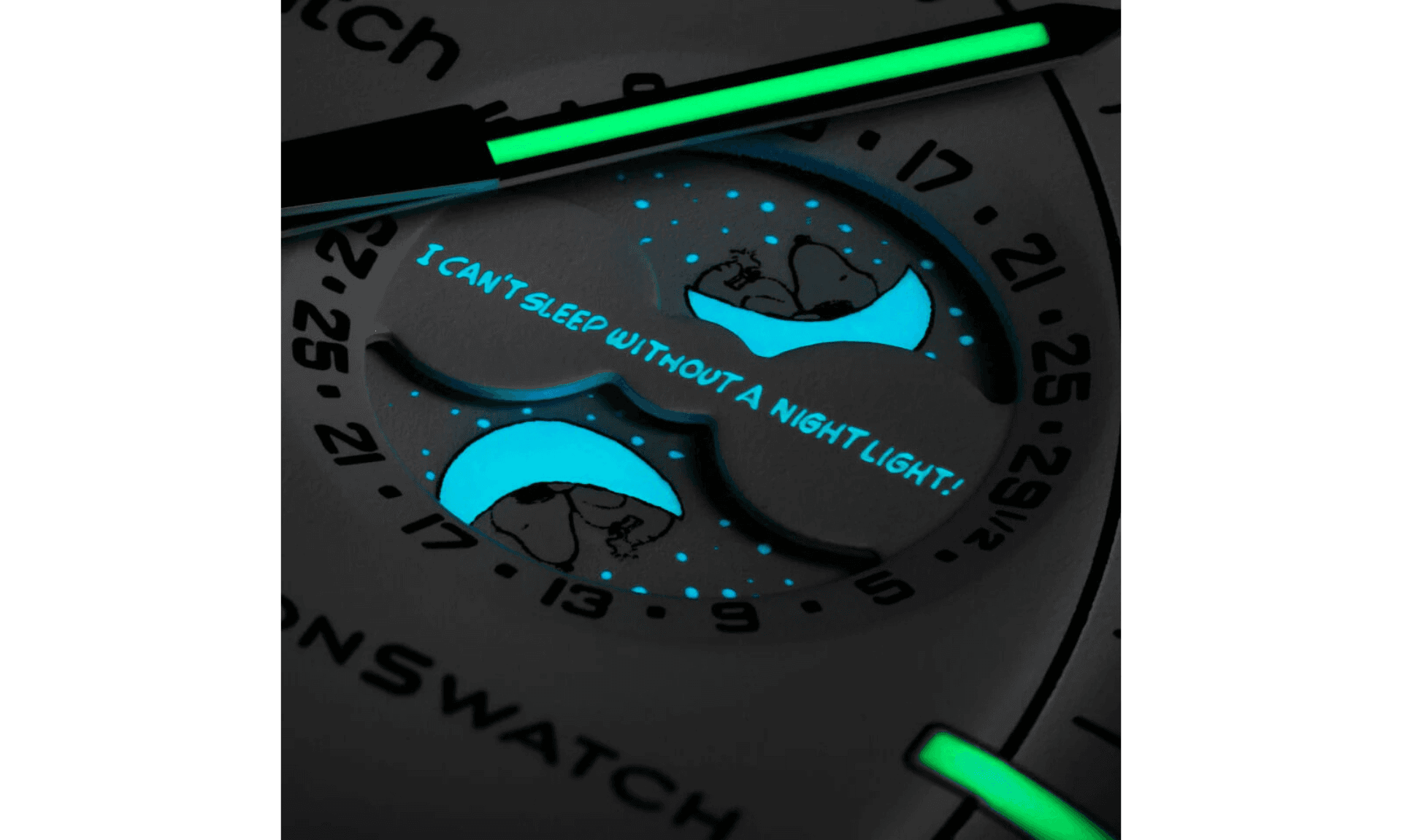 Swatch x Omega Bioceramic Moonswatch Mission To Moonphase Snoopy White | OVERCEZ