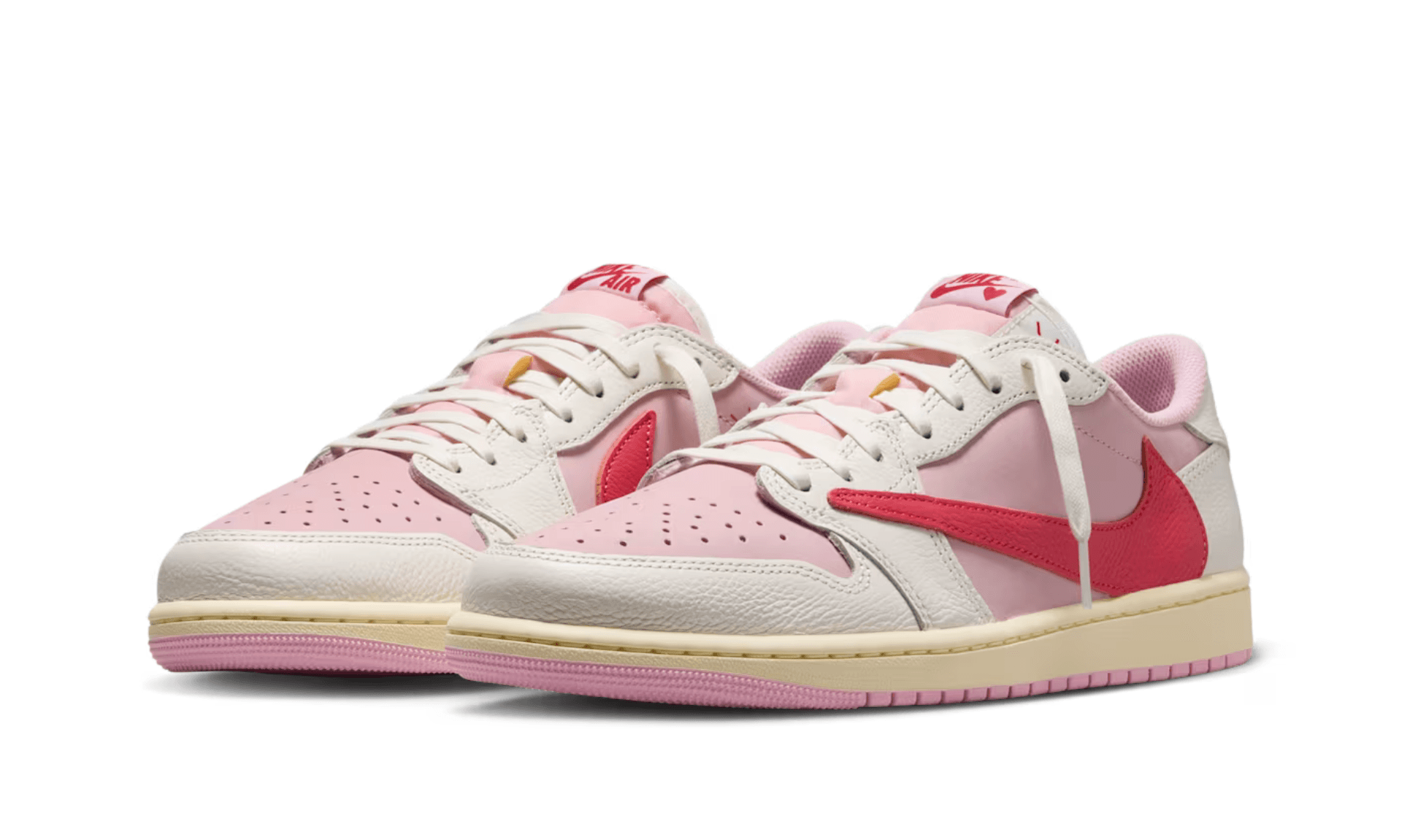 Air Jordan 1 Retro Low OG SP Travis Scott Sail Tropical Pink | OVERCEZ