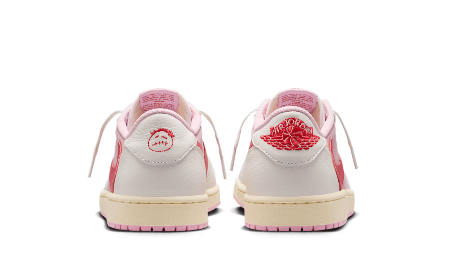 Air Jordan 1 Retro Low OG SP Travis Scott Sail Tropical Pink | OVERCEZ