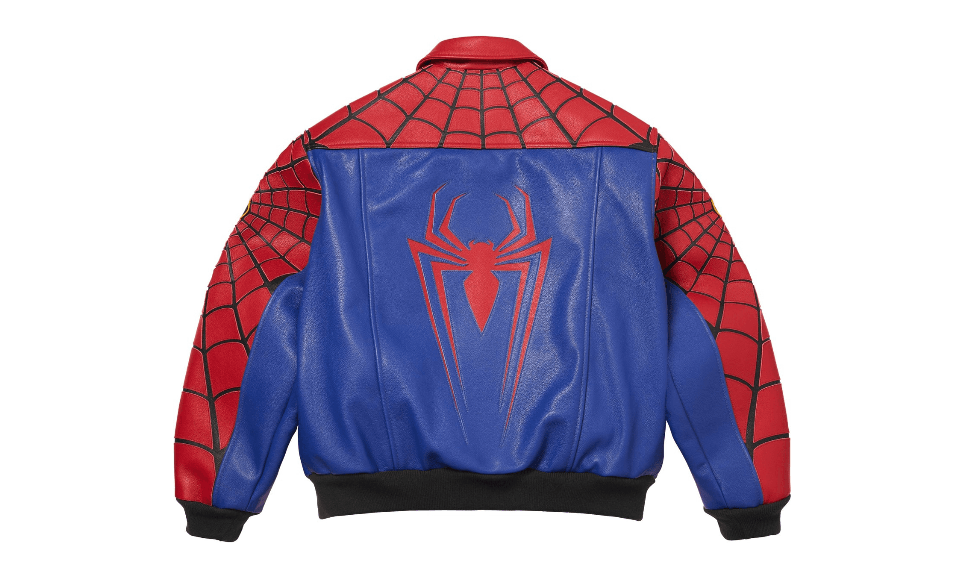 Supreme x Vanson Leathers Spider-Man Jacket Red | OVERCEZ