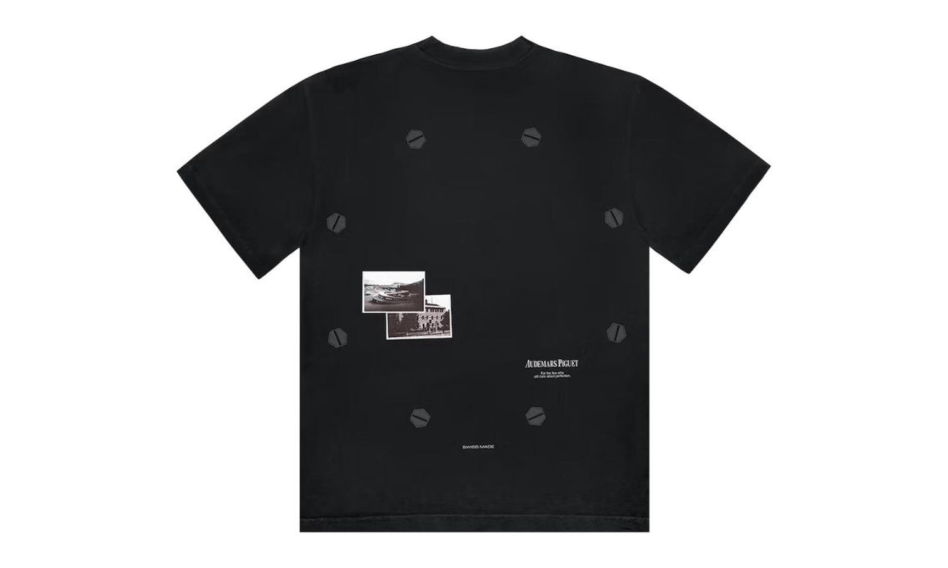 Travis Scott CJ x Audemars Piguet Vintage Tee Black