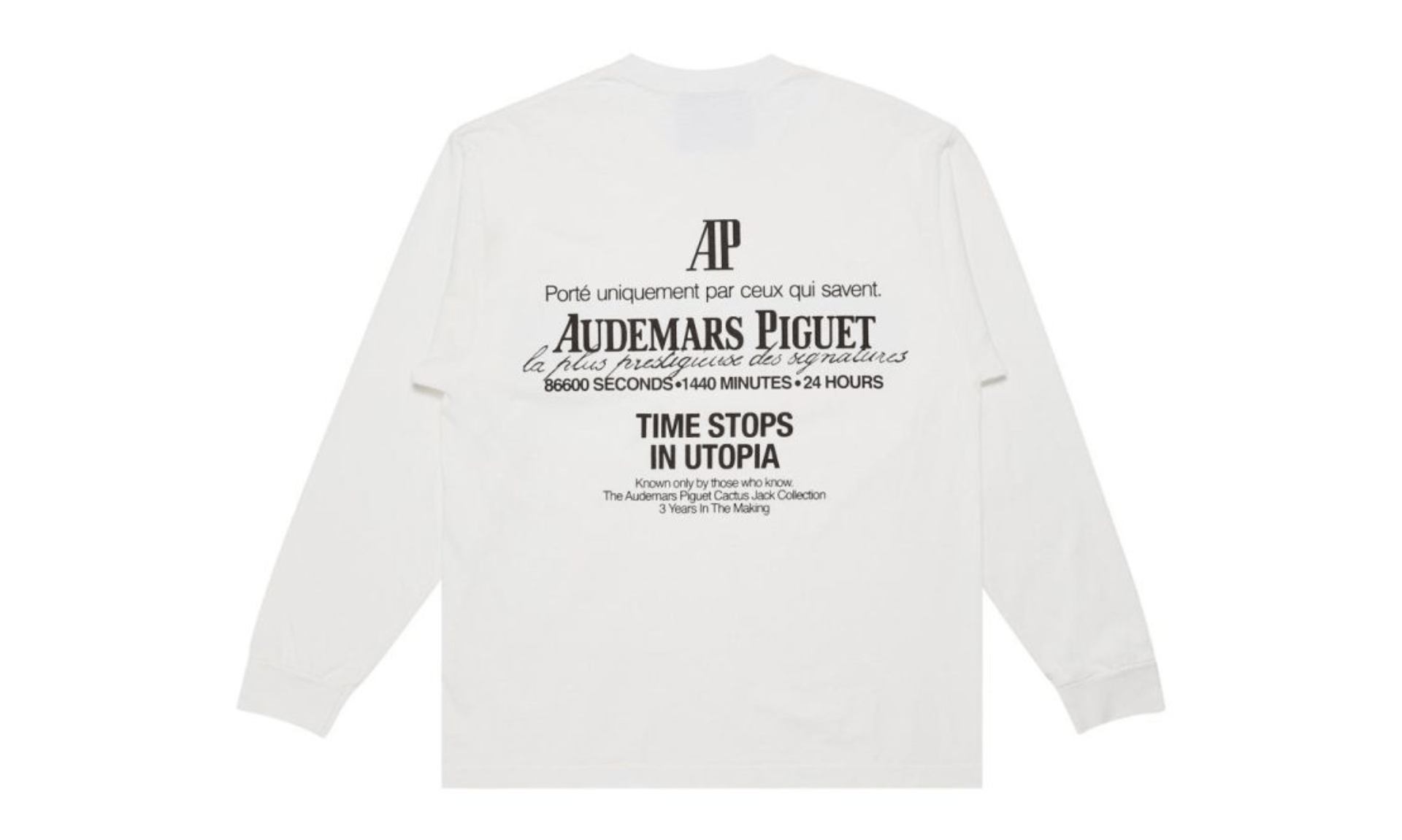 Travis Scott CJ x Audemars Piguet Utopia Tee White