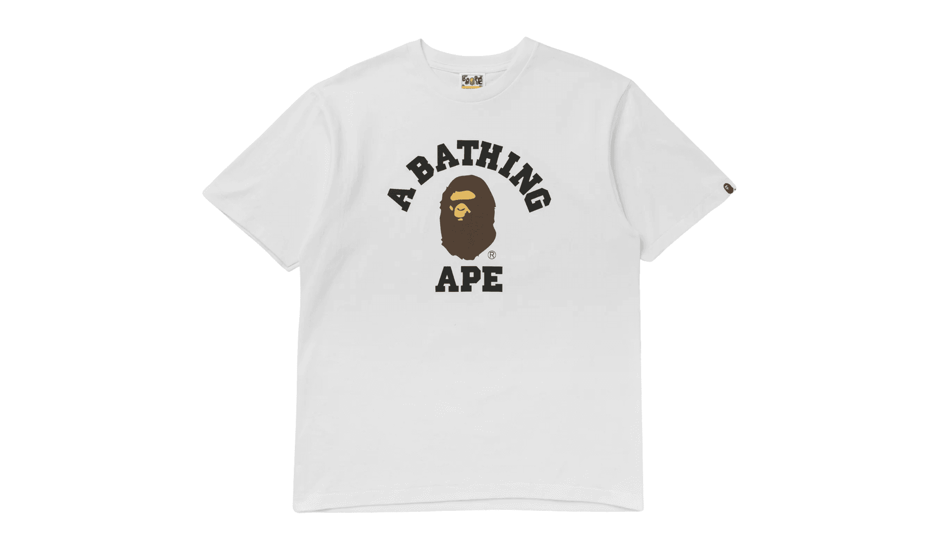 BAPE College Tee White