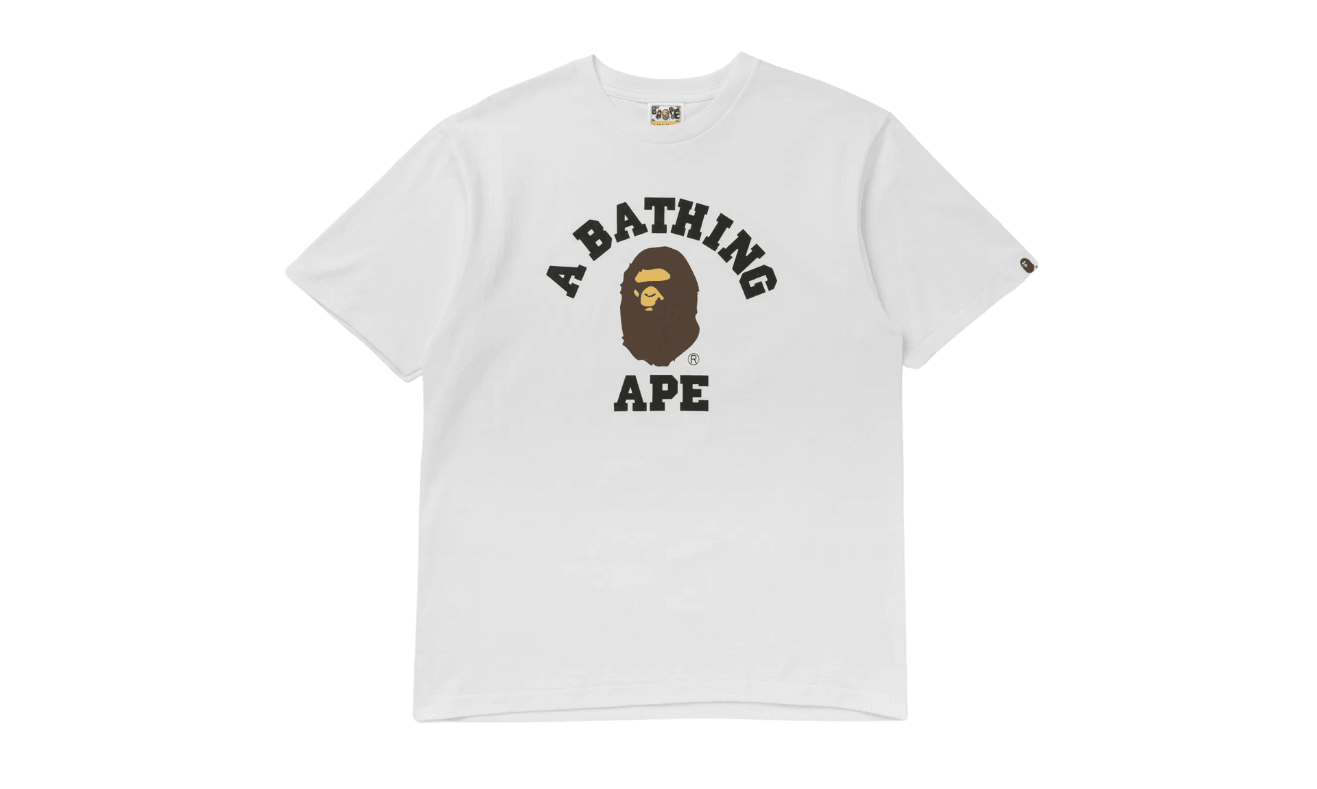 BAPE College Tee White